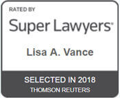 rated by super lawyers lisa a. vance selected in 2018 thomson reuters