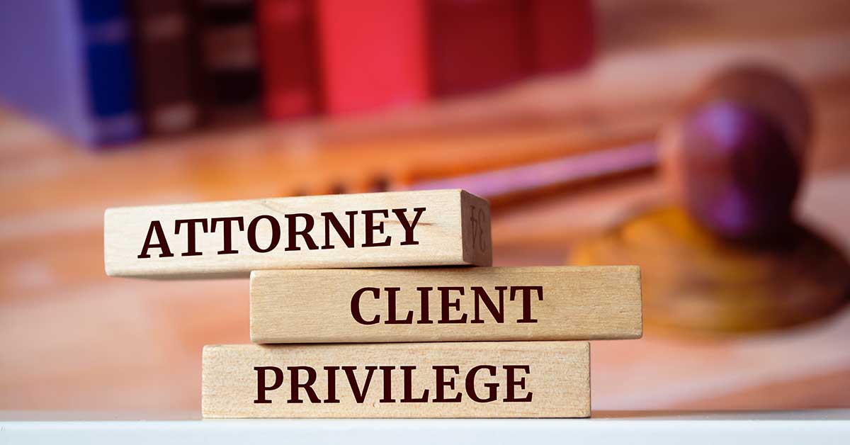 attorney client privilege graphic for law office of lisa a. vance article